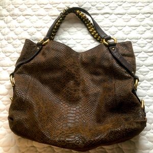 Michael Kors leather 🐍 skin handbag 👜
